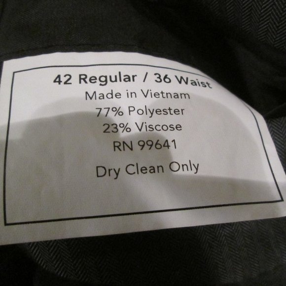 BLAIR UNDERWOOD mens 42R Dark Gray 2-button SPORT COAT Jacket Blazer - Picture 5 of 5